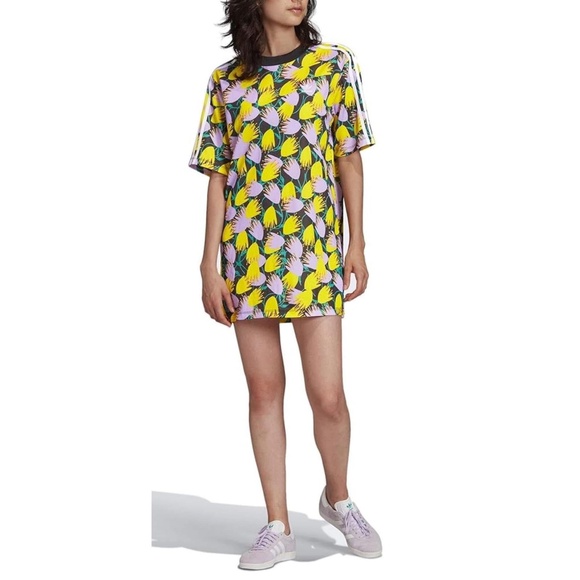 Adidas Originals Bellista Tee Dress - Picture 13 of 15